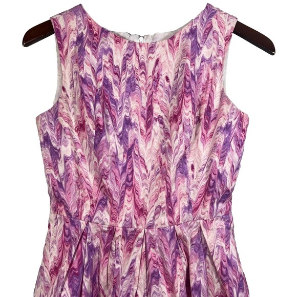 Modcloth Myrtlewood Pin Up Small Retro Pink Purple Dress Size XS - Picture 2 of 12